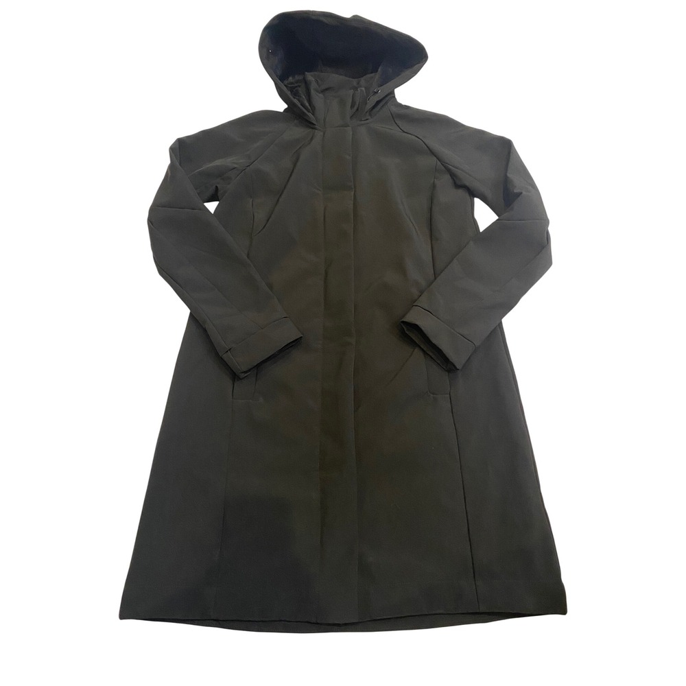 Mondetta Outdoor Project Womens Black Faux Fur Lined Softshell Hooded Parka S